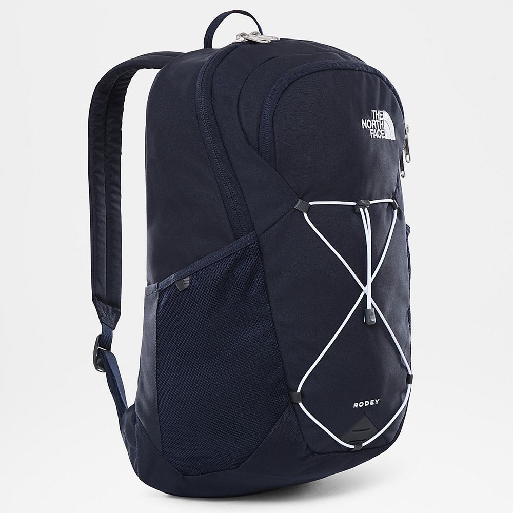 The North Face Backpacks Mens Australia - The North Face Rodey Navy / White (TCF-403785)